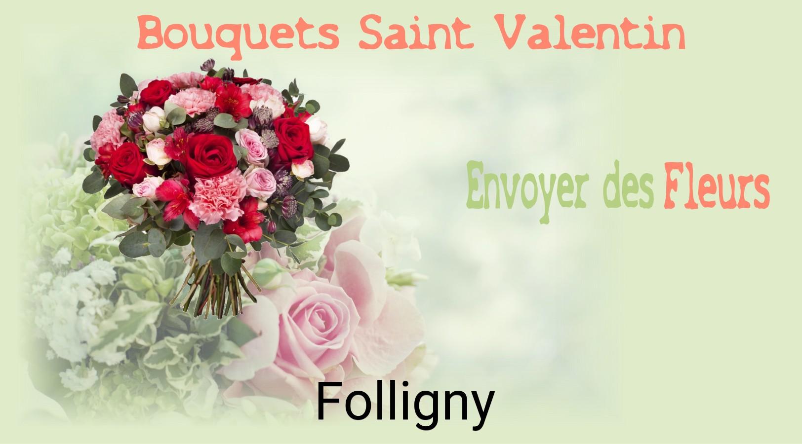 Roses de Saint-Valentin livrées à Folligny